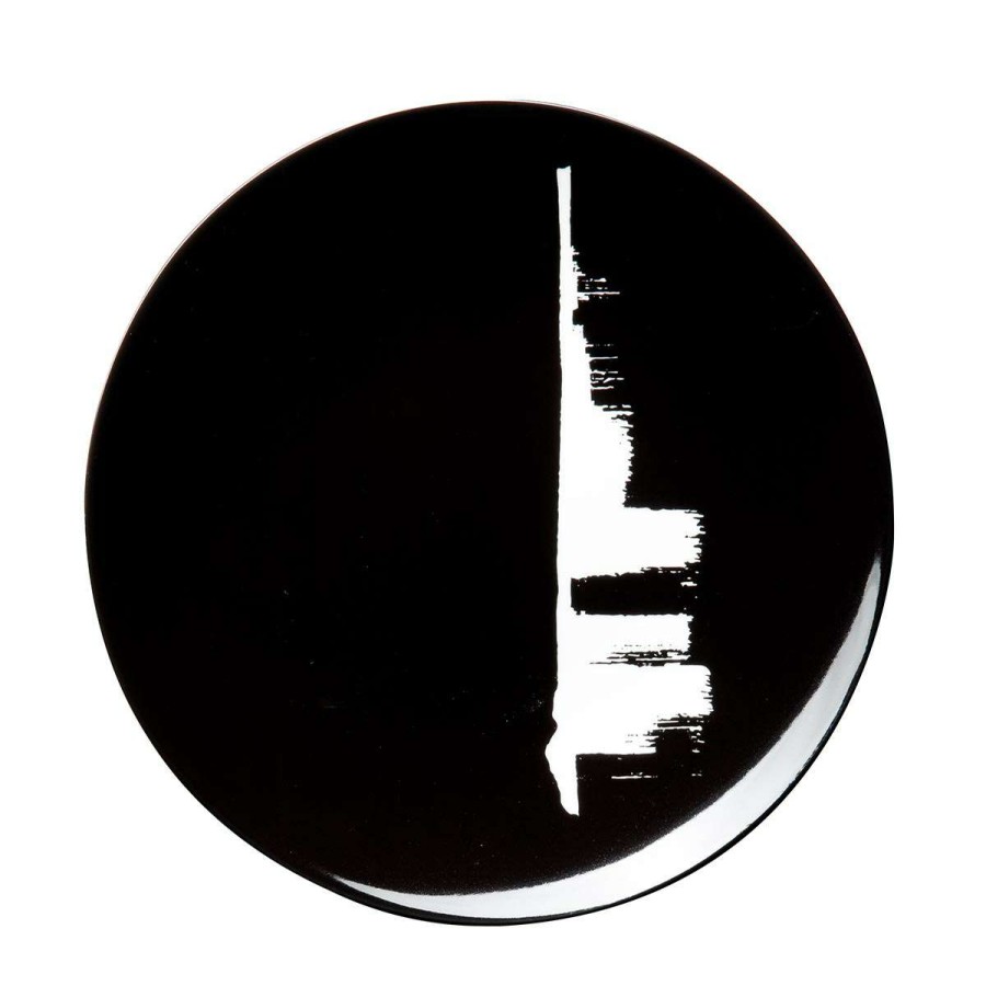 Tableware * | New Threads Modulo Noir Arty Creation Plate 29 Cm