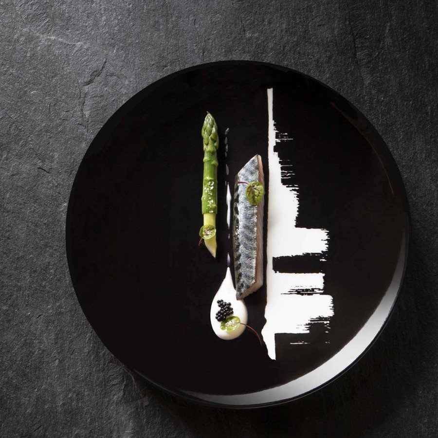 Tableware * | New Threads Modulo Noir Arty Creation Plate 29 Cm