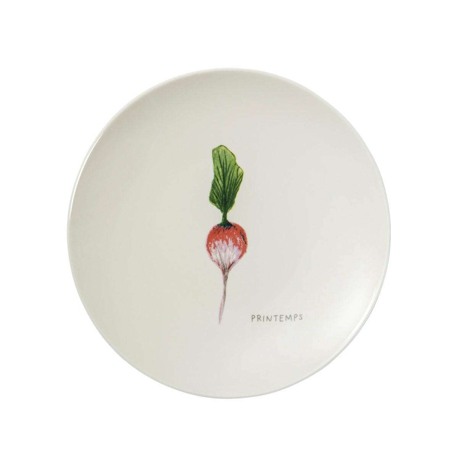 Tableware * | Shop Saisons Set Of 4 Plates 19 Cm Vegetables