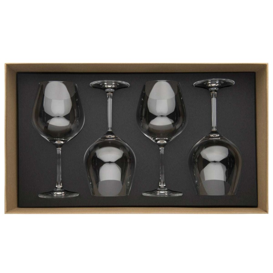 Glassware * | Gift Selection Domaine Gift Box Of 4 Burgundy Glasses 75 Cl