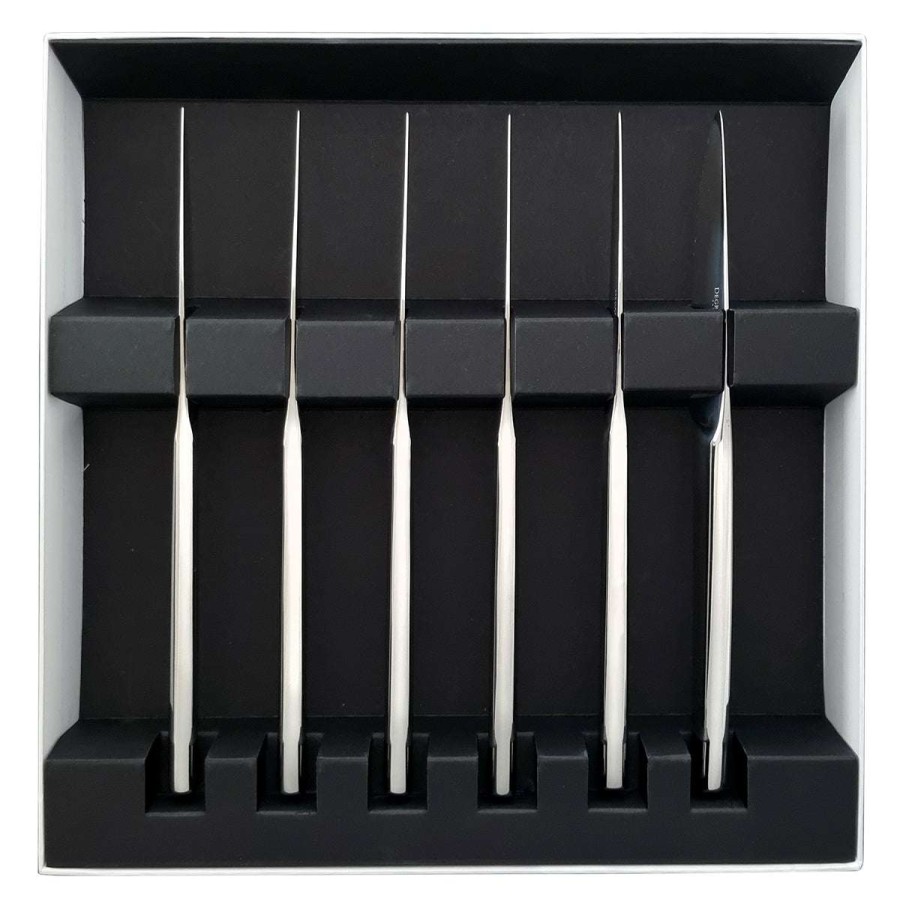 Cutlery * | Gift Selection Guest Miroir Set Of 6 Steak Knives