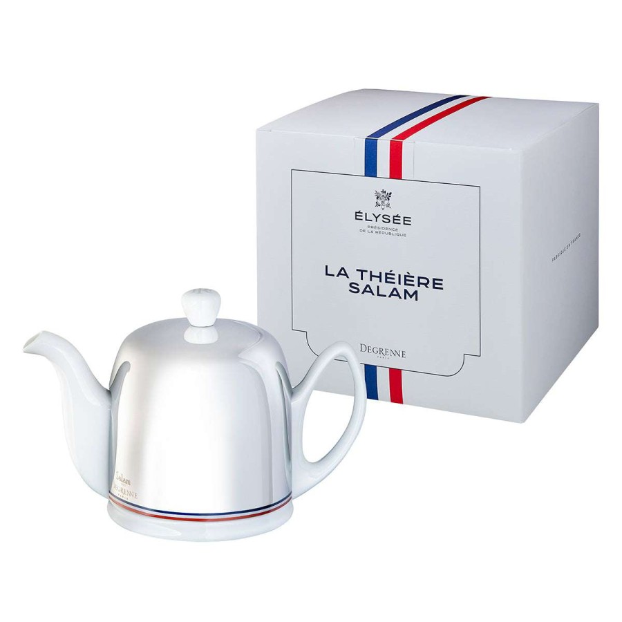 Tea & Coffee * | Shop Degrenne Elysee Tea Pot 4 Cups Mirror Bell French Republic