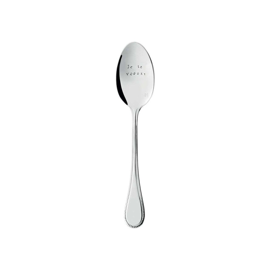 Cutlery * | Discounts Degrenne X Monnette Dessert Spoon Je Te Voeux !