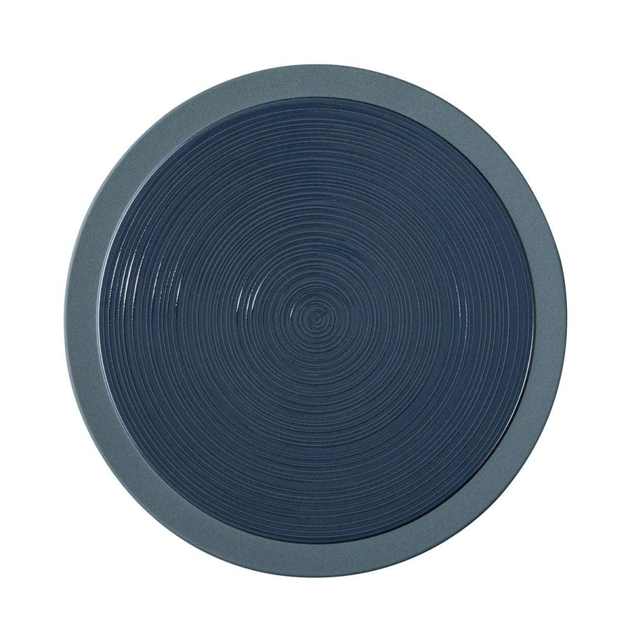 Tableware * | Wholesale Bahia Bleu De Roche Presentation Plate 29 Cm