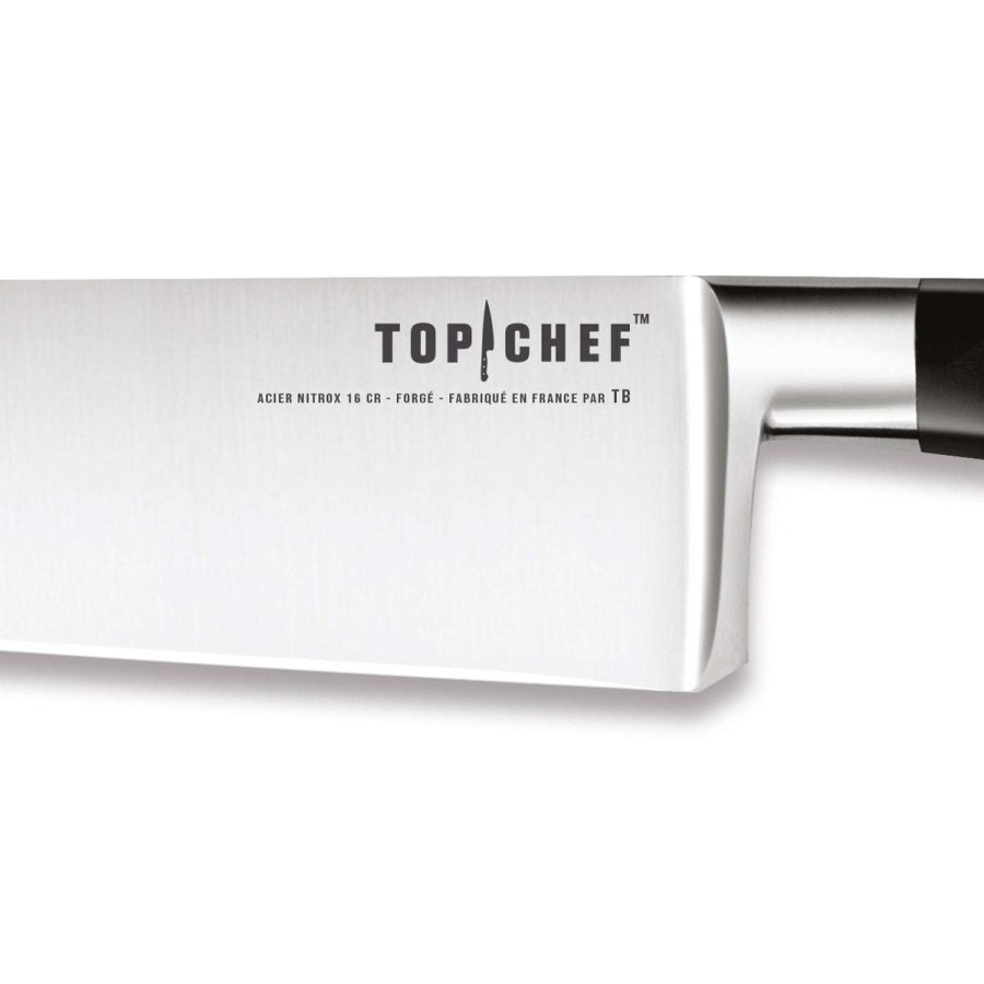 Cutlery * | Top Sellers Maestro Ideal Forge Top Chef Noir Kitchen Knife 20 Cm