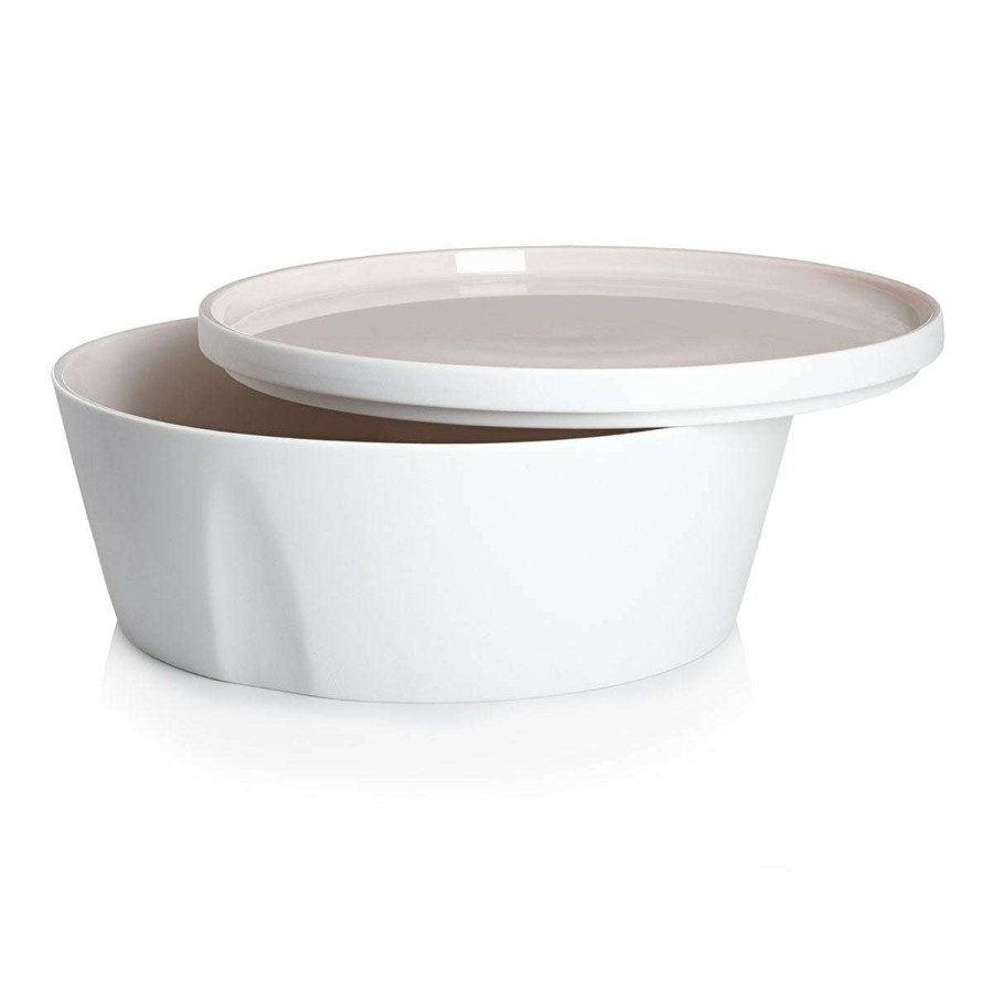 Tableware * | Discounts La Vaisselle De L'Econome Radis Rose Set Of Straight Bowl And Plate 24 Cm