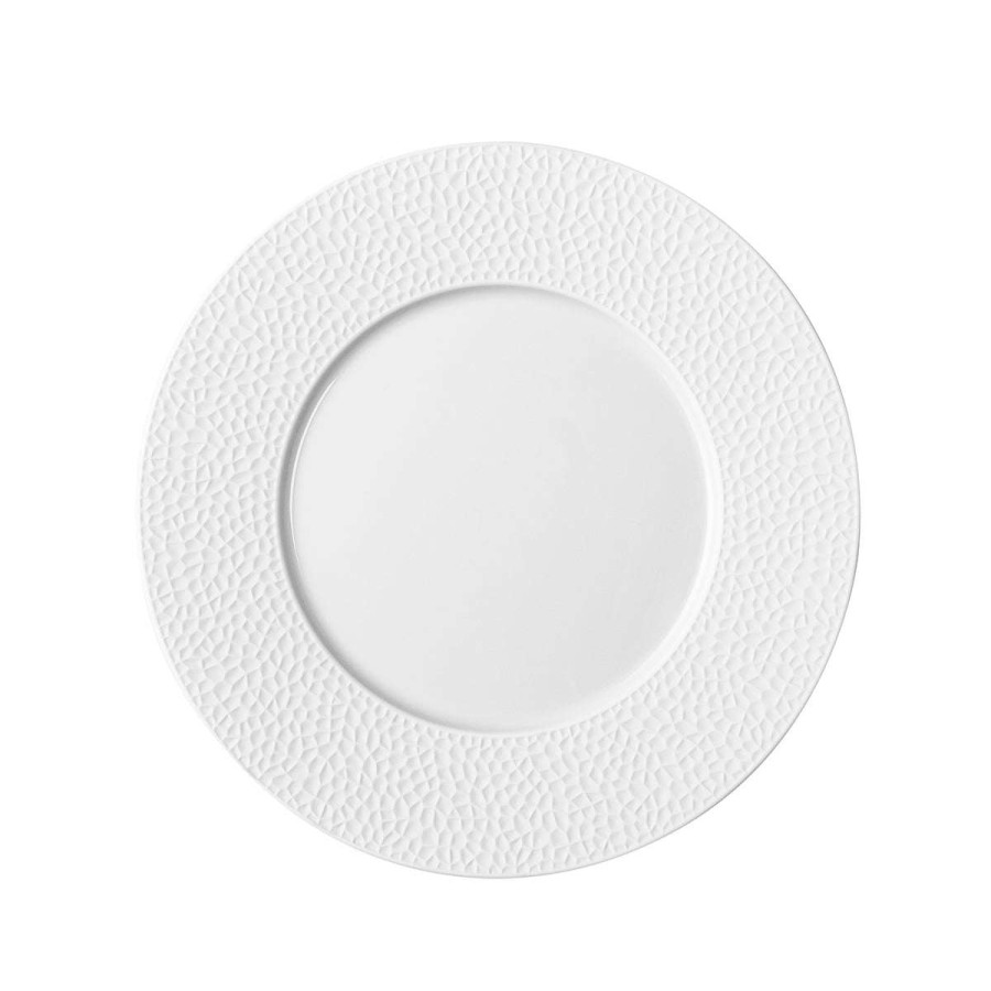 Tableware * | Large Choice Collection L Fragments Blanc Dessert Plate 24 Cm