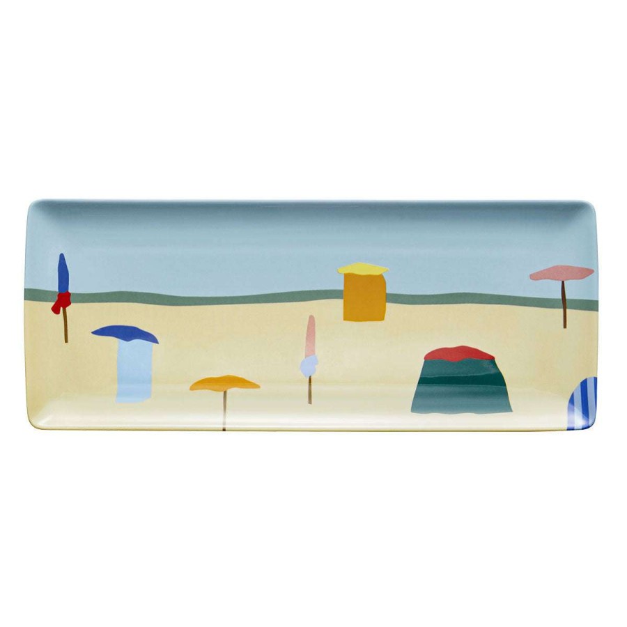 Tableware * | Quick Delivery Destination Mer Cake Dish 40 X 16 Cm