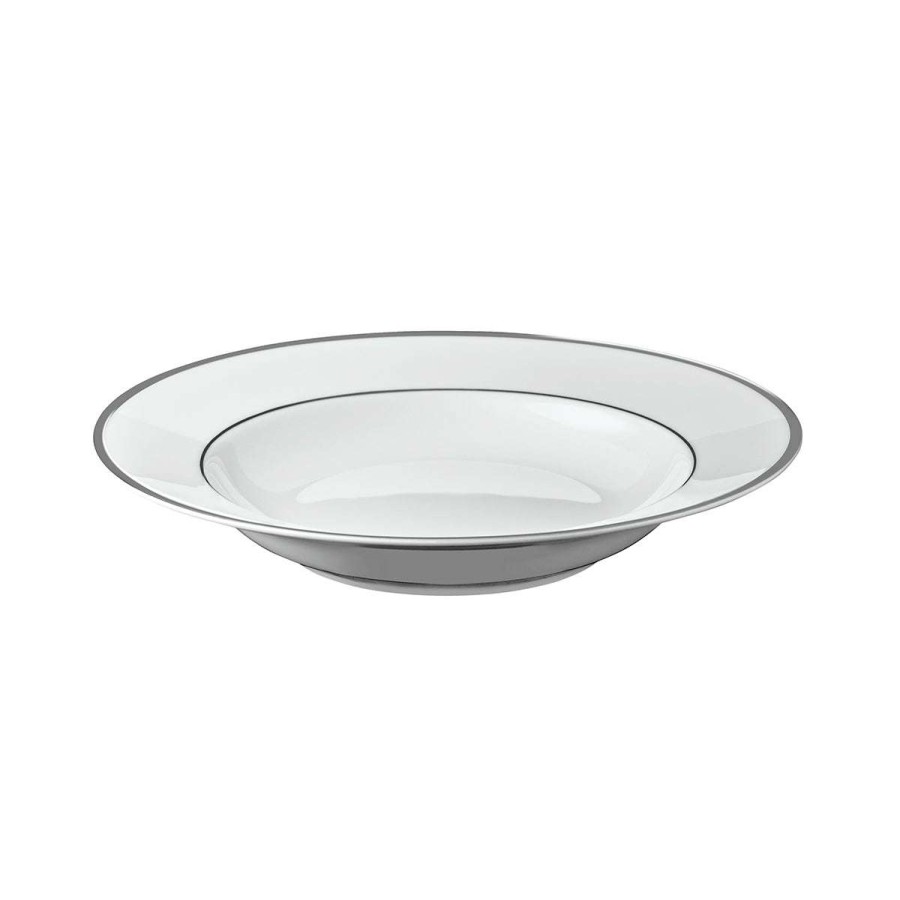 Tableware * | New Threads Galon Platine Rimmed Soup Dish 22,5 Cm