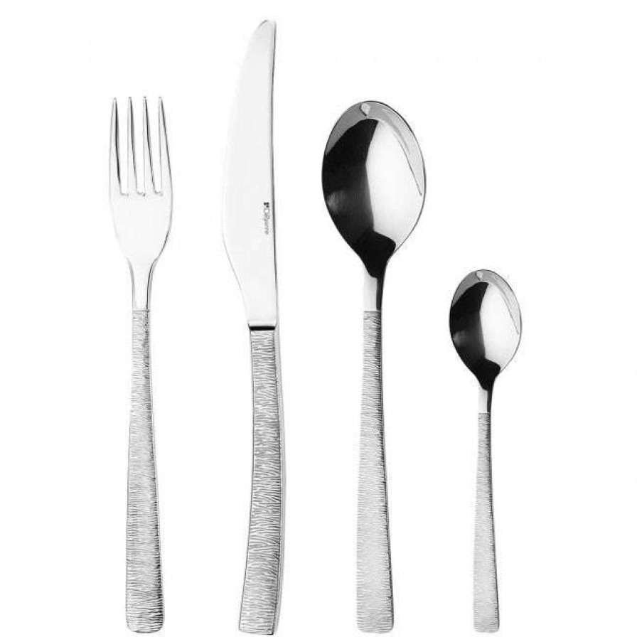 Cutlery * | Good Quality Astree Cisele Miroir Cutlery Set For 24 Place Settings