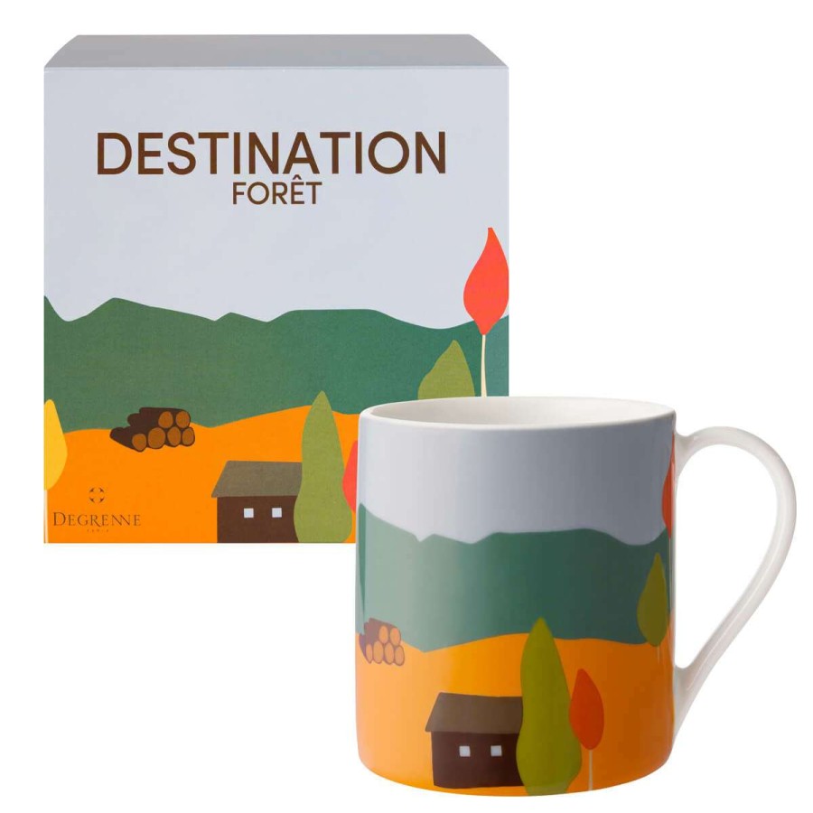 Tea & Coffee * | New Arrivals Destination Foret Mug 30 Cl