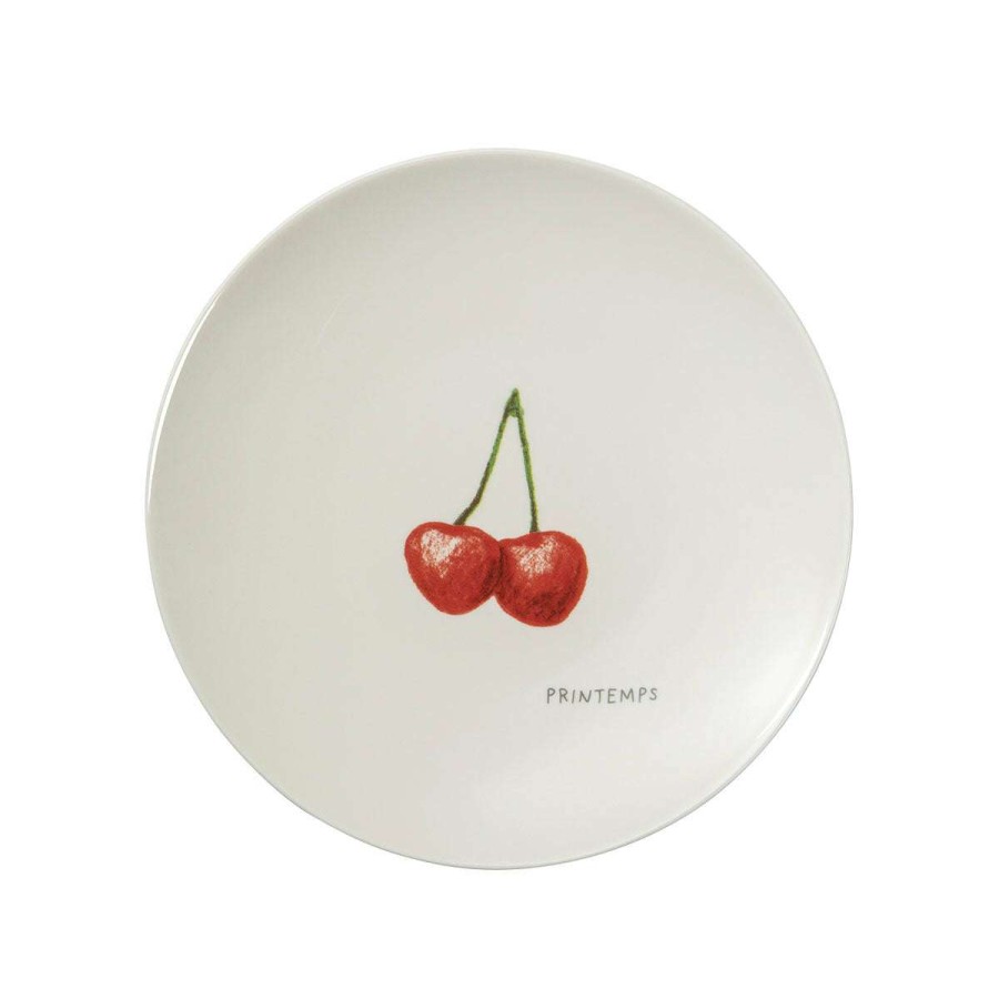 Tableware * | Hot Sell Saisons Set Of 4 Plates 19 Cm Fruits