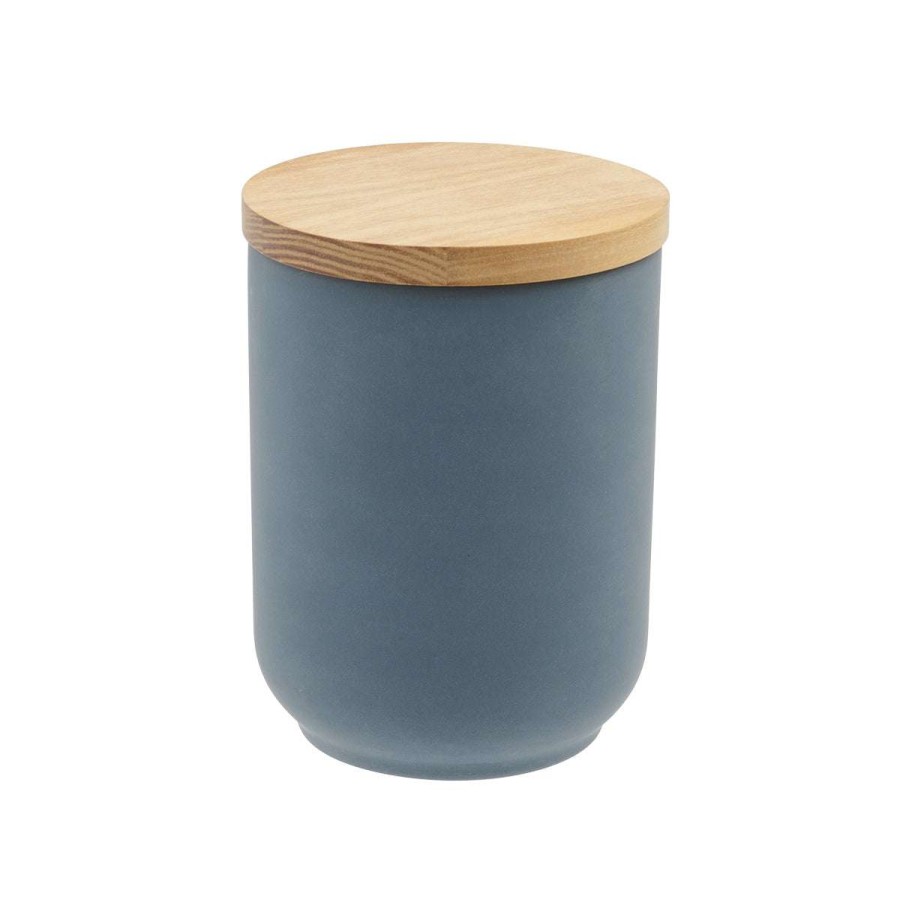 Kitchenware * | New Arrivals Bahia Bleu De Roche Storage Jar Small Size