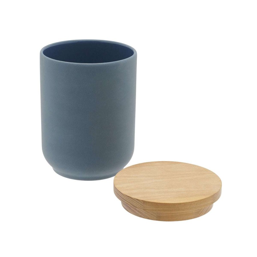 Kitchenware * | New Arrivals Bahia Bleu De Roche Storage Jar Small Size