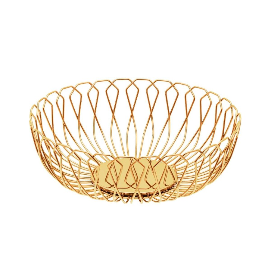 Tableware * | Quick Delivery Cruz Finition Dore Bread Basket 21 Cm