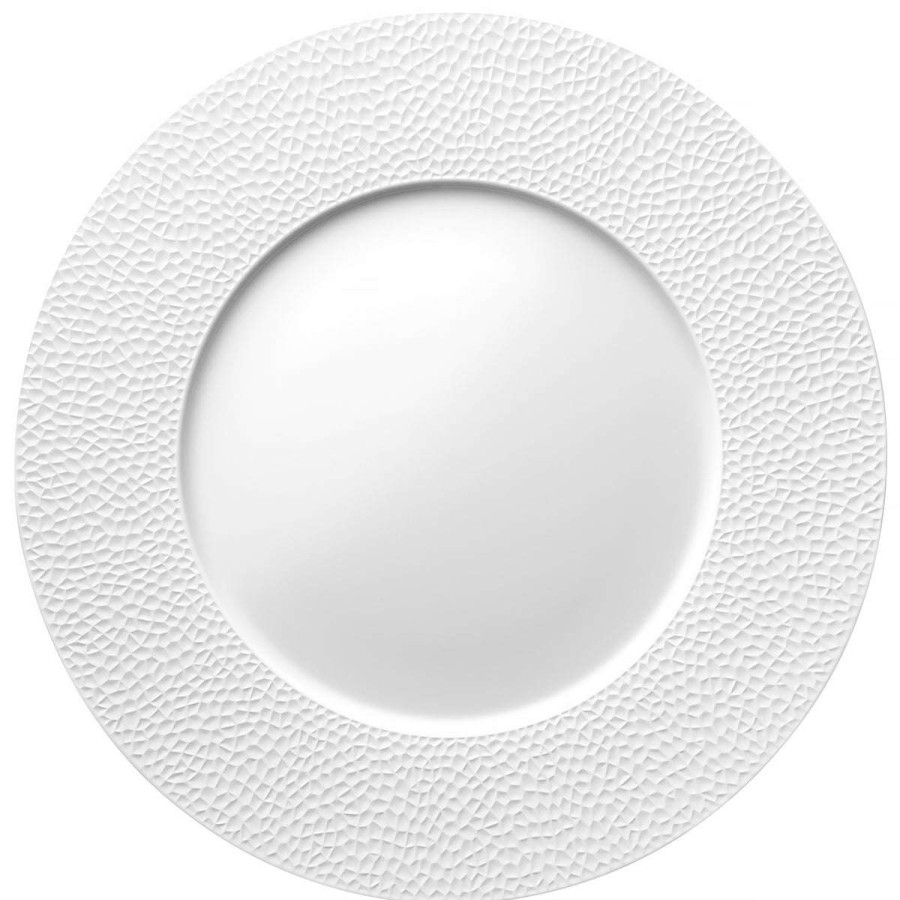 Tableware * | Good Quality Collection L Fragments Blanc Presentation Plate 32 Cm