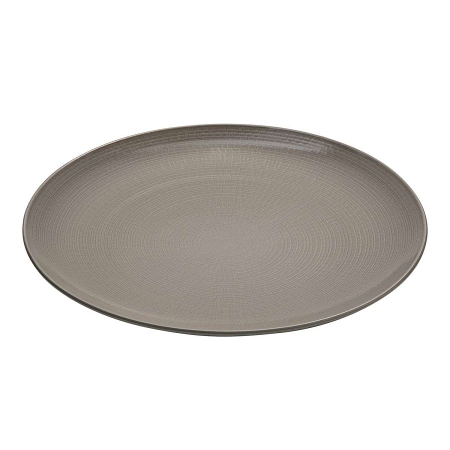 Tableware * | Wholesale Modulo Nature Terre D'Ombre Presentation Plate 31,5 Cm