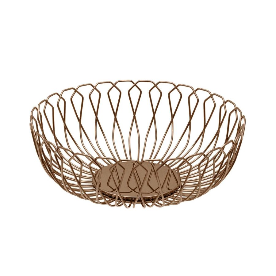 Tableware * | Wholesale Cruz Finition Cuivre Bread Basket 21 Cm