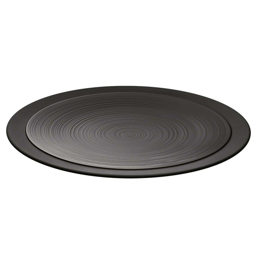 Tableware * | Quick Delivery Bahia Onyx Presentation Plate 29 Cm