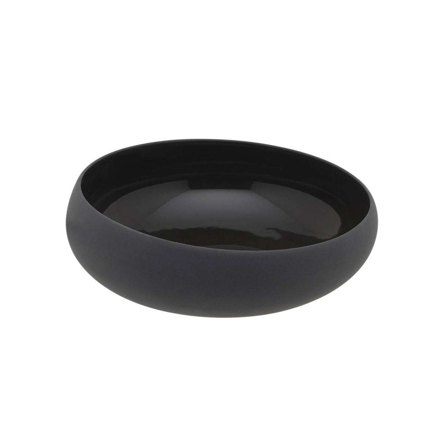 Tableware * | Good Quality Gourmet Noir Carbone Bevelled Casserole 100 Cl