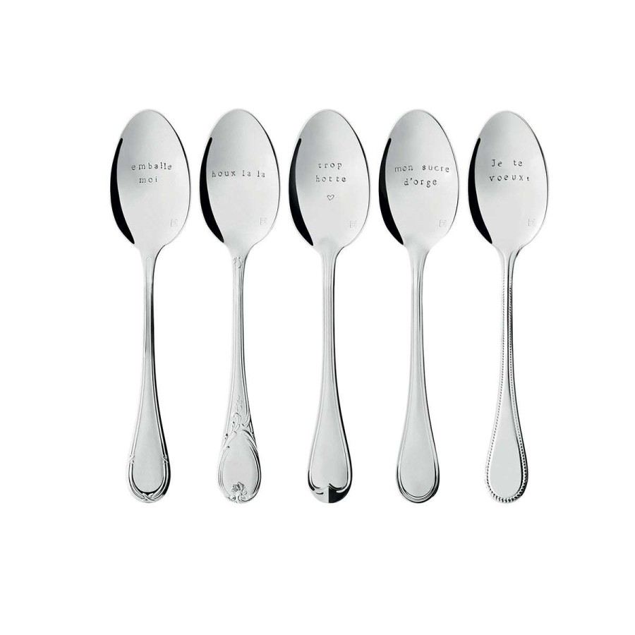 Cutlery * | Shop Degrenne X Monnette Dessert Spoon Houx La La