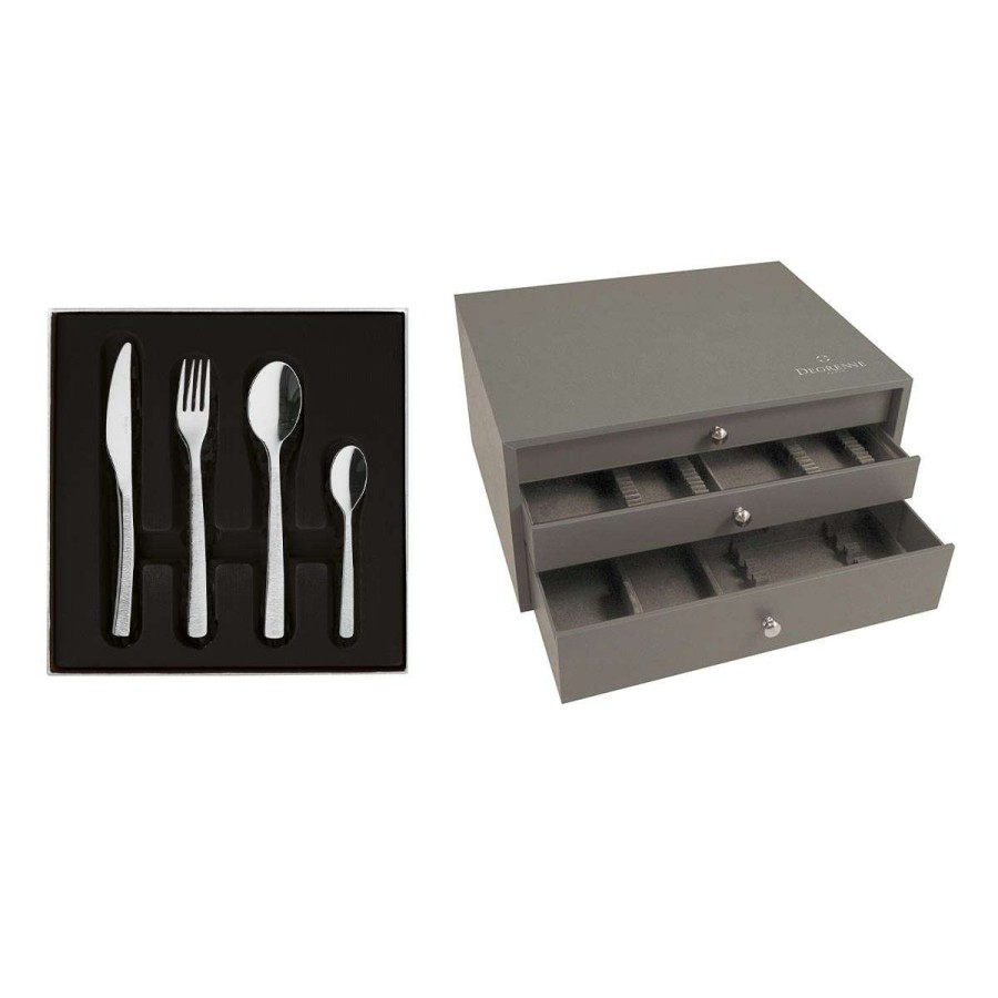 Cutlery * | Cheap Online Astree Cisele Miroir Box Set For 124 Place Settings