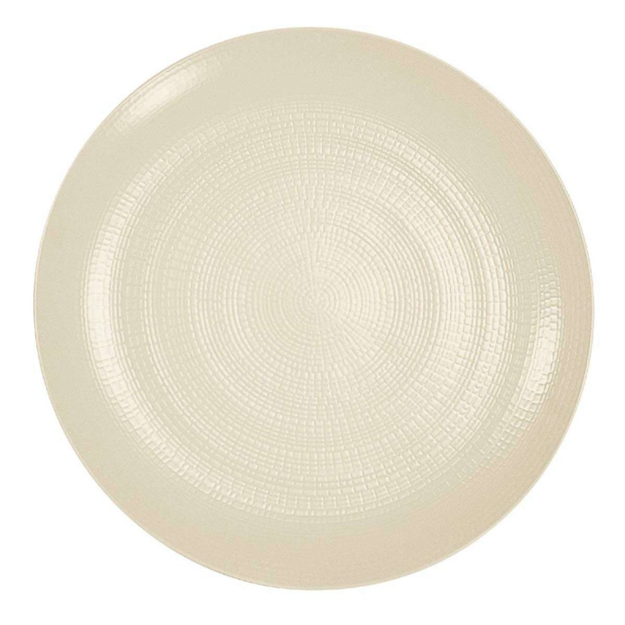 Tableware * | Good Quality Modulo Nature Kaolin Presentation Plate 31,5 Cm