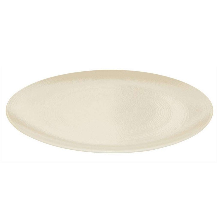 Tableware * | Good Quality Modulo Nature Kaolin Presentation Plate 31,5 Cm