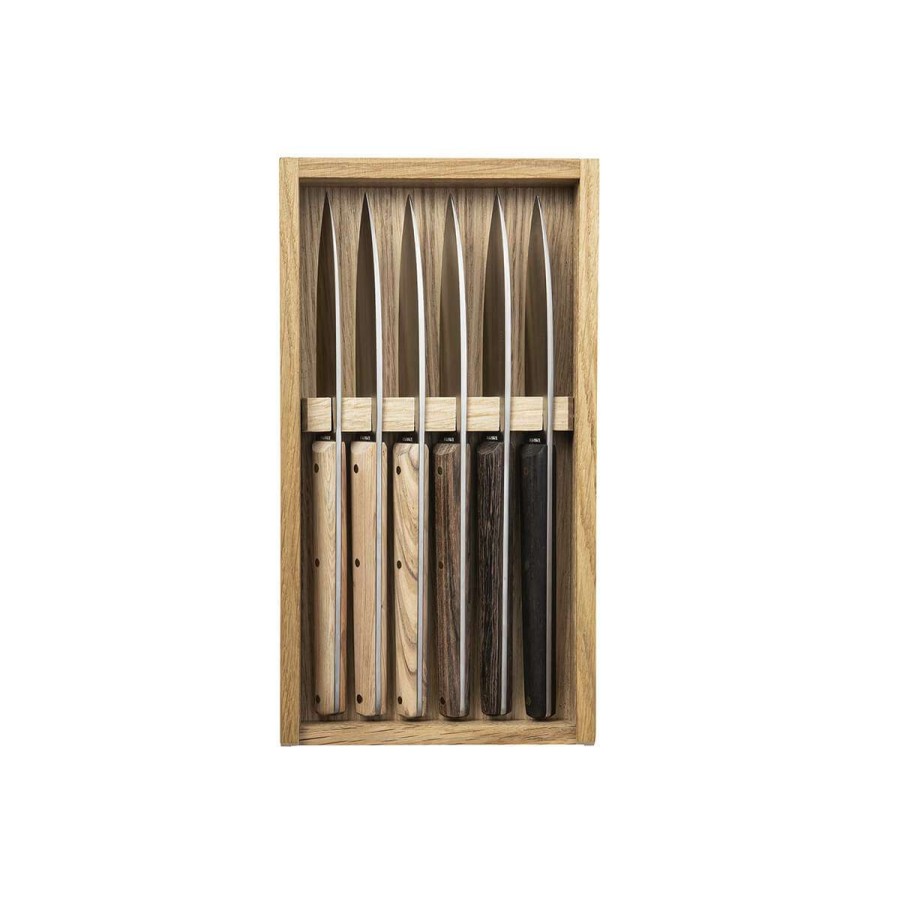 Cutlery * | Good Quality Mirage Les Essences Set Of 6 Steak Knives