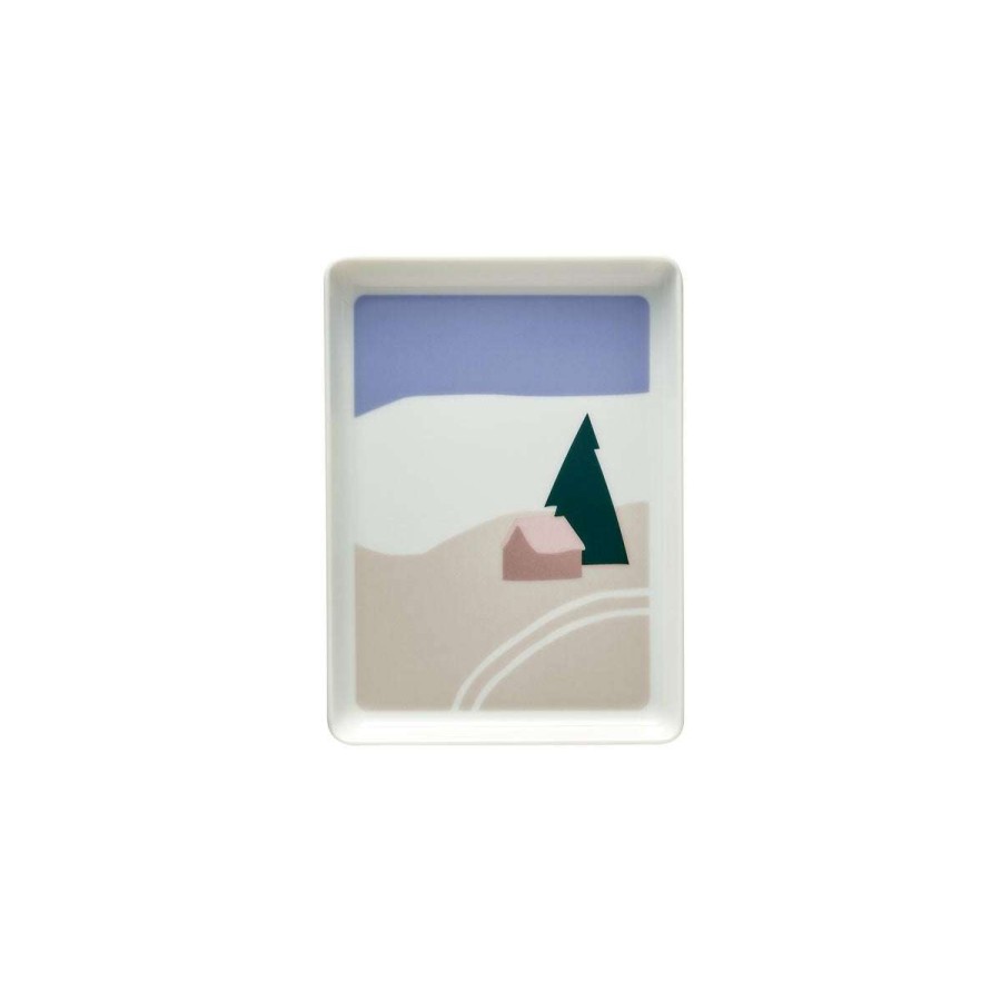 Tableware * | Gift Selection Destination Montagne Mini Dish 16 X 12 Cm