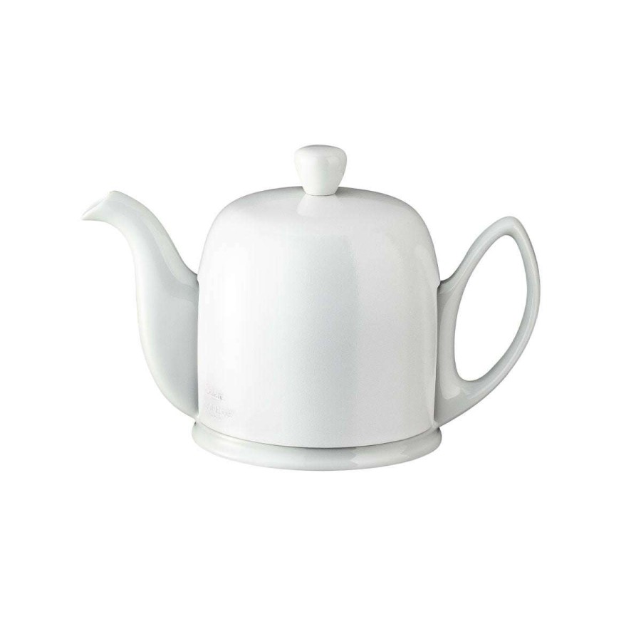 Tea & Coffee * | New Arrivals Salam Monochrome Tea Pot 4 Cups White Bell