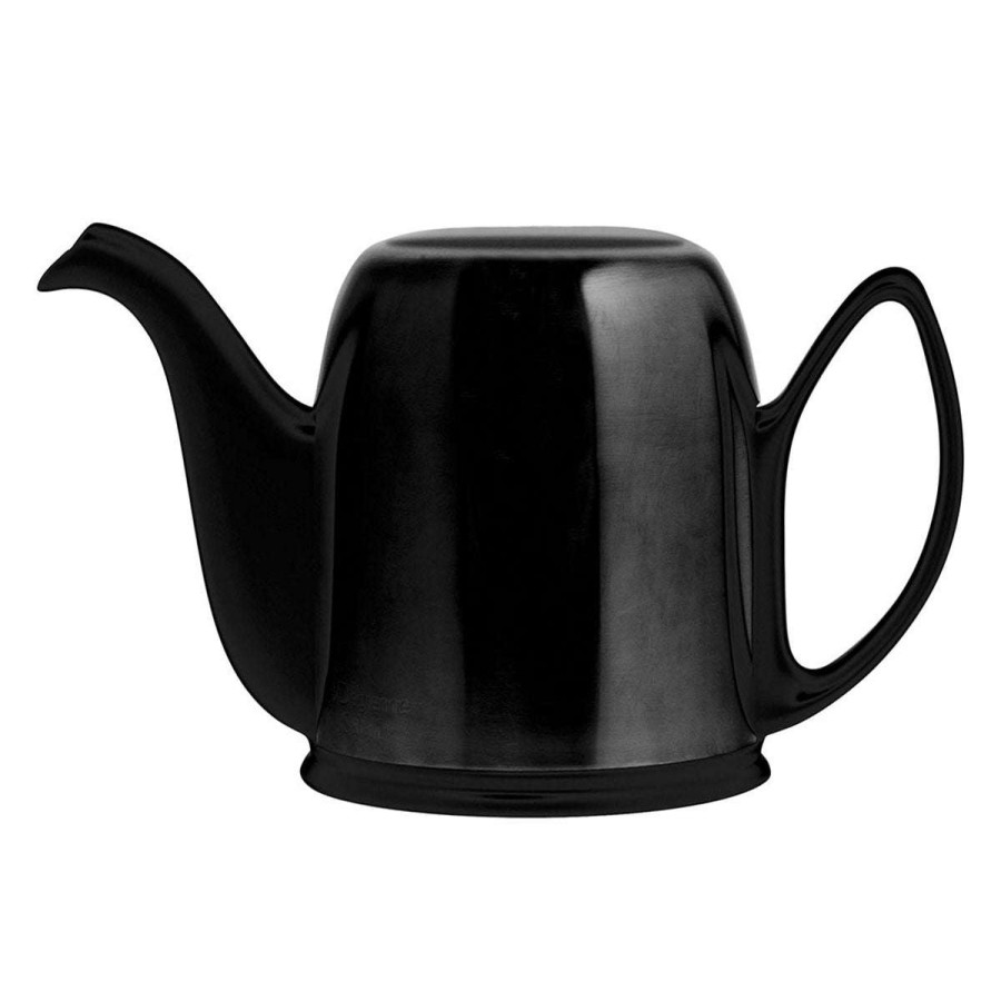 Tea & Coffee * | Quick Delivery Salam Accessoires Porcelain Black Body 8 Cups