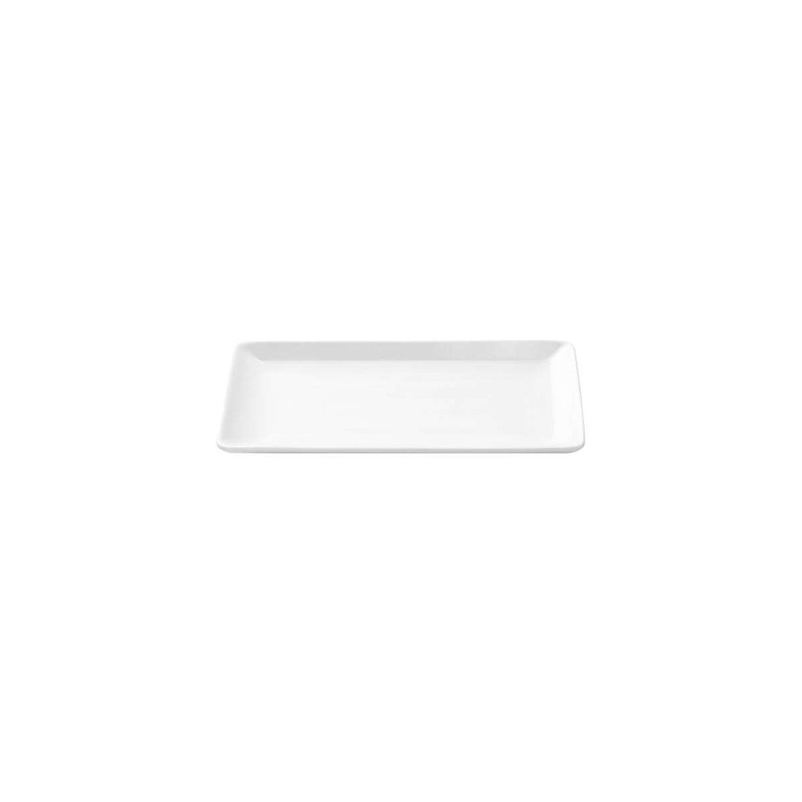 Tableware * | New Threads Modulo Blanc Cake Dish 20 X 12 Cm