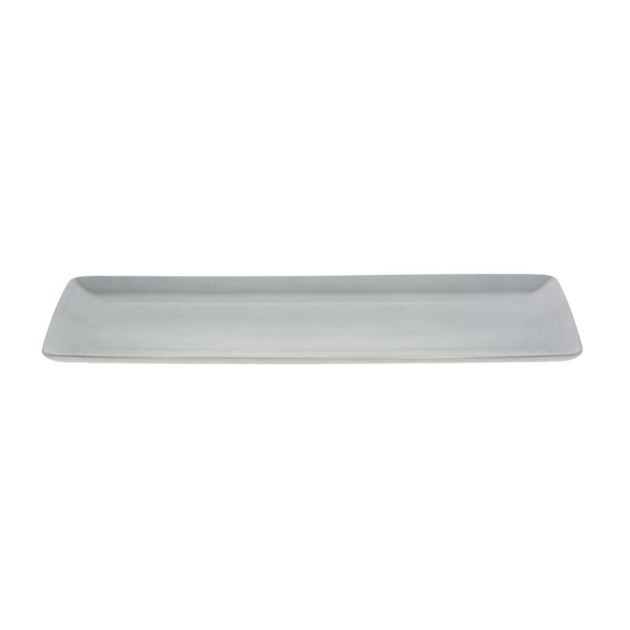 Tableware * | Exquisite Gifts Modulo Color Gris Perle Cake Dish 40 X 16 Cm