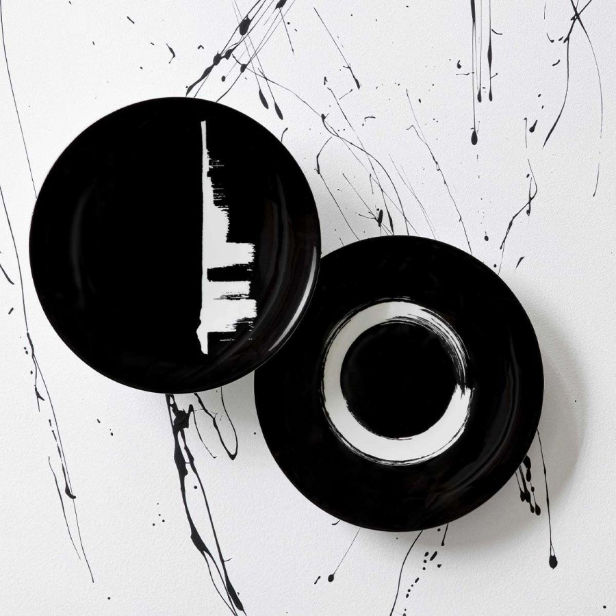 Tableware * | Discounts Modulo Noir Arty Creation Plate 29 Cm