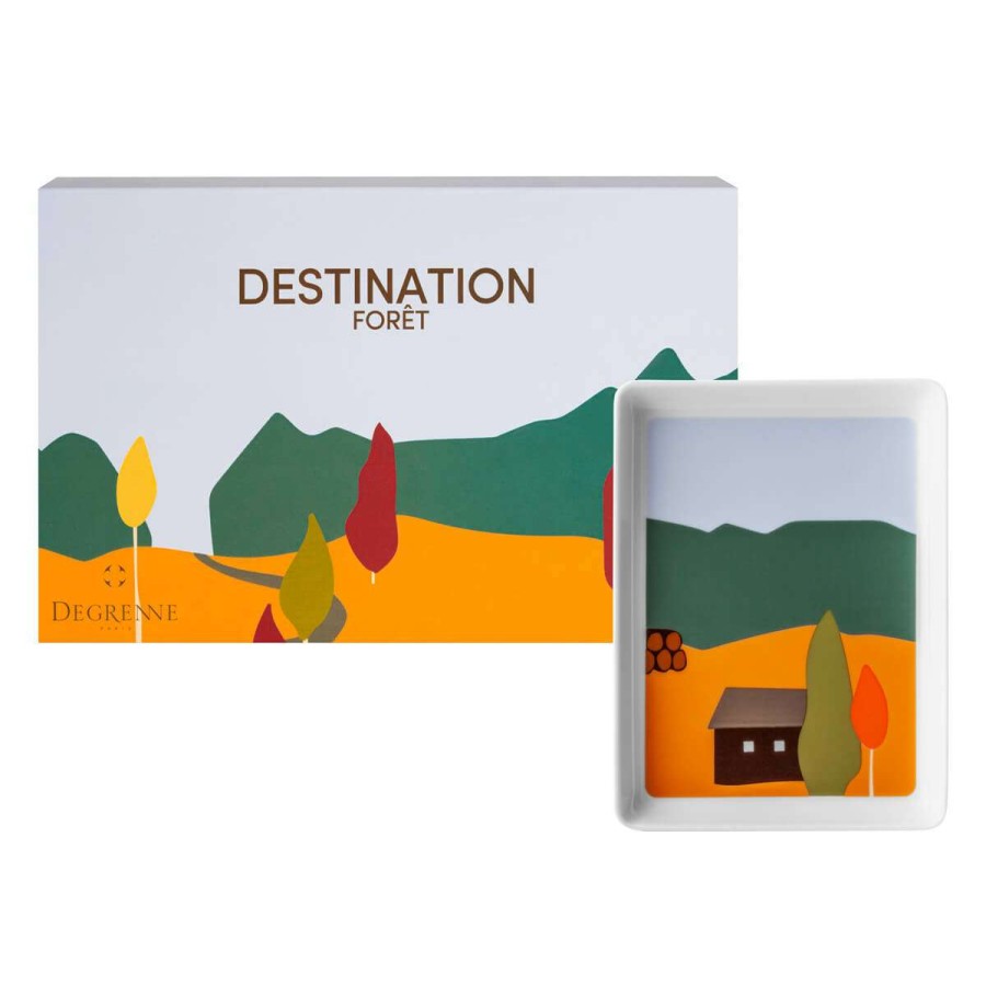 Decoration * | Top Sellers Destination Foret Mini Dish 16 X 12 Cm