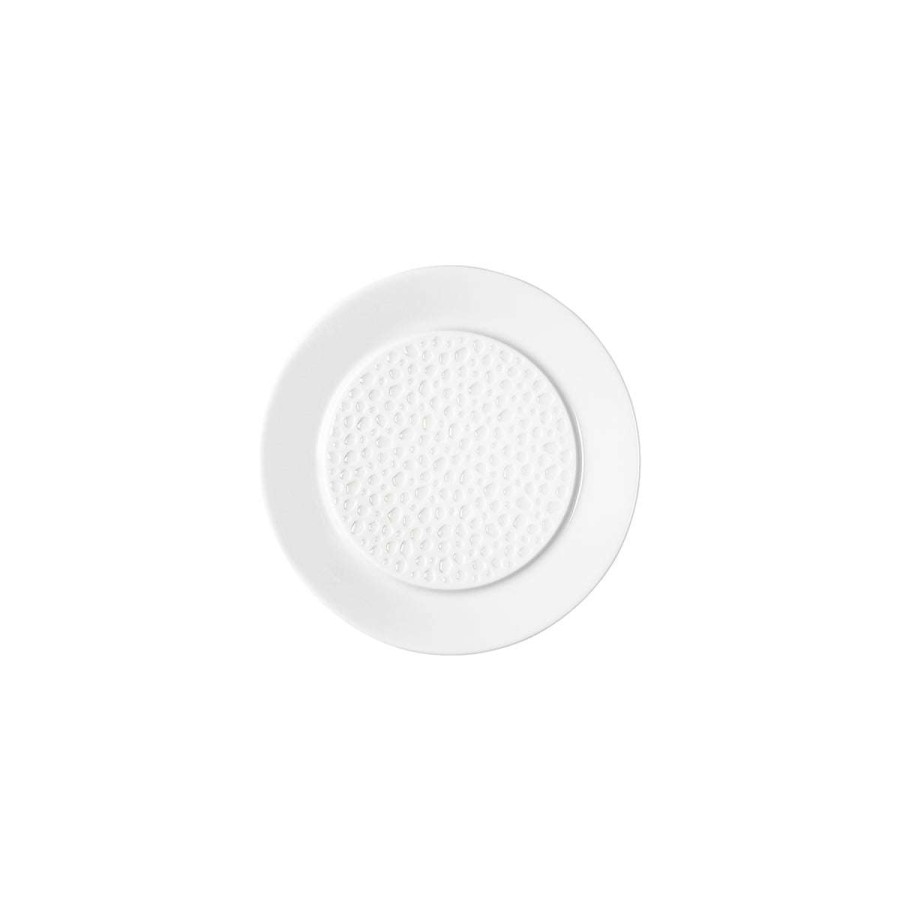 Tableware * | Wholesale Perles De Rosee Blanches Bread Plate 14 Cm