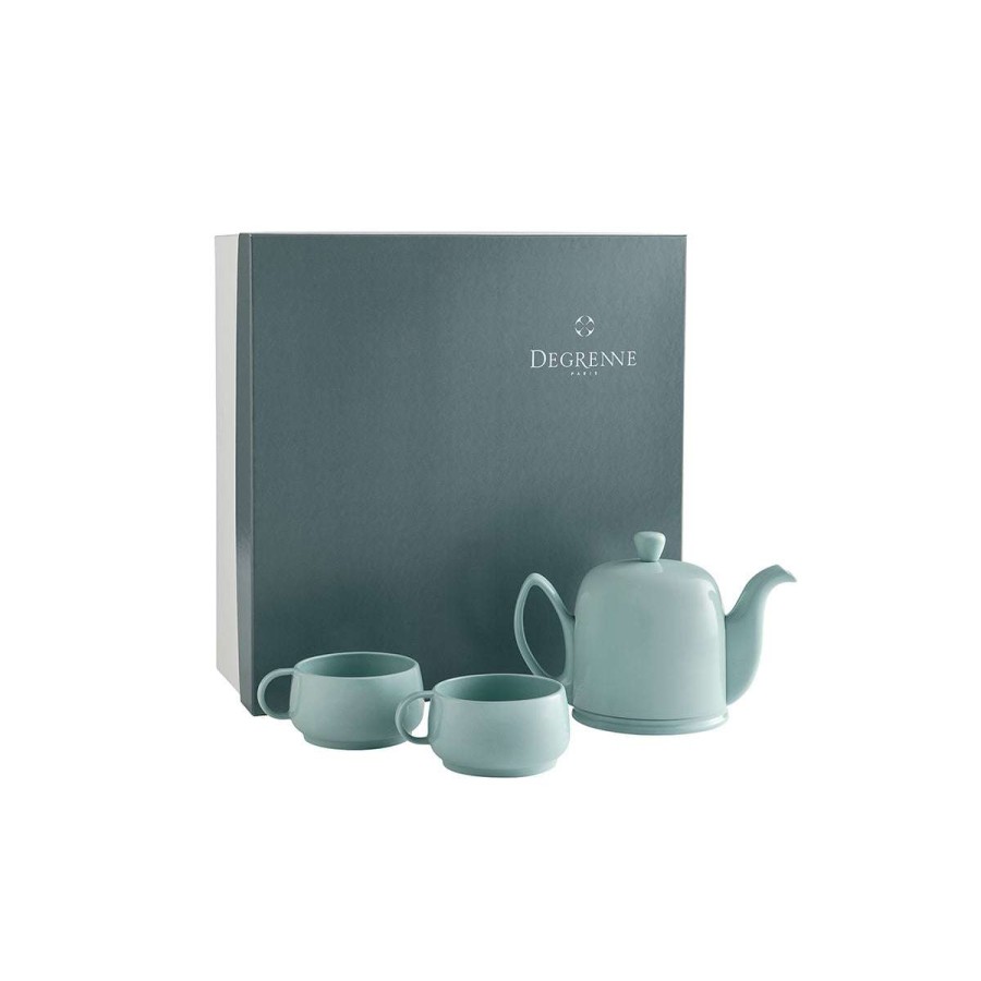 Tea & Coffee * | Gift Selection Salam Monochrome Teapot Service 4 Cups And 2 Cups 25 Cl