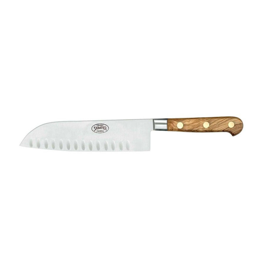 Cutlery * | Good Quality Ideal Forge Olivier Santoku Knife 18 Cm