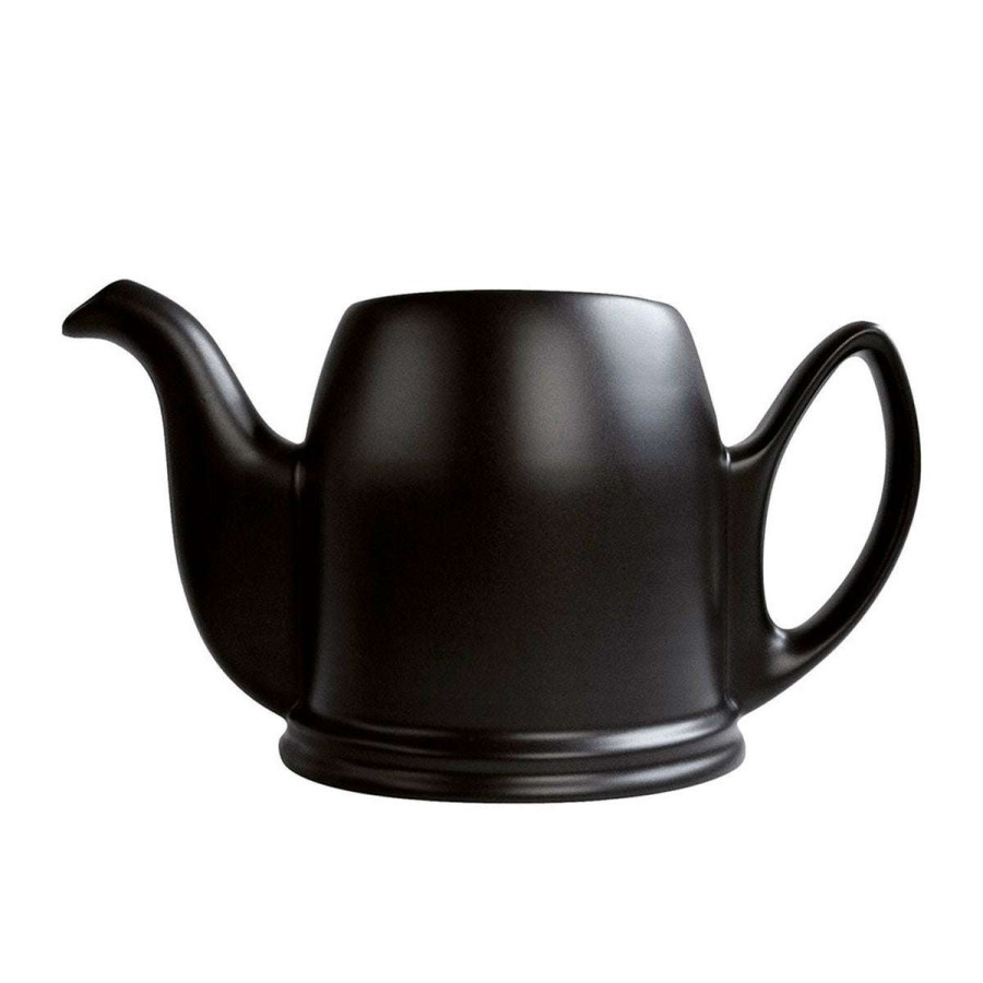 Tea & Coffee * | Hot Sell Salam Accessoires Porcelain Black Body 4 Cups