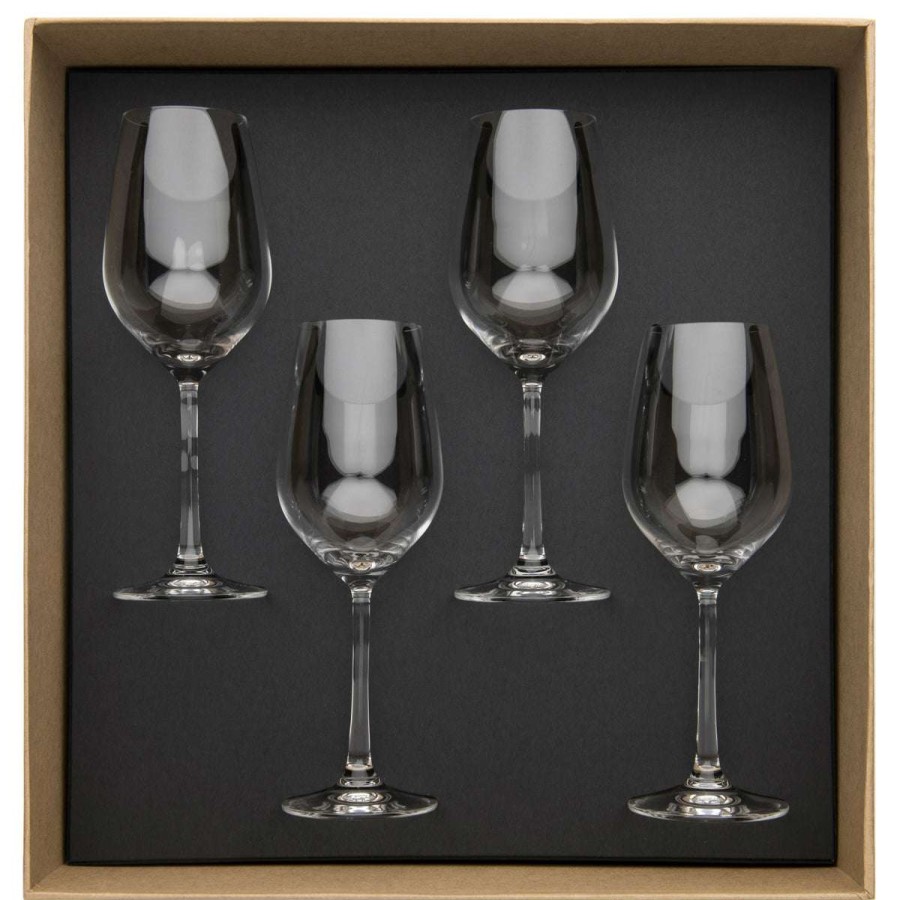 Glassware * | Gift Selection Domaine Gift Box Of 4 Red Wine Glasses 37 Cl