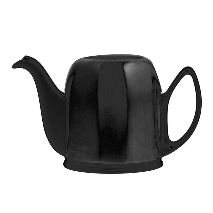 Tea & Coffee * | Gift Selection Salam Accessopires Porcelain Black Body 6 Cups