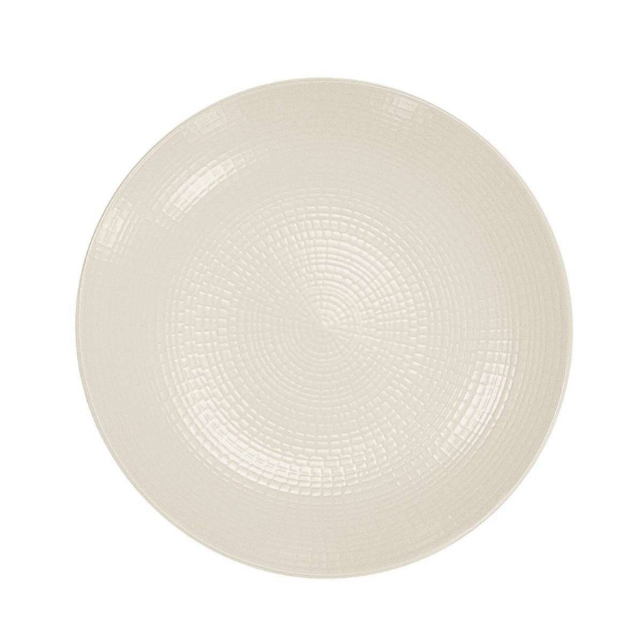 Tableware * | Wholesale Modulo Nature Kaolin Dessert Plate 21 Cm