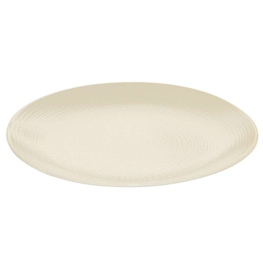 Tableware * | Wholesale Modulo Nature Kaolin Dessert Plate 21 Cm