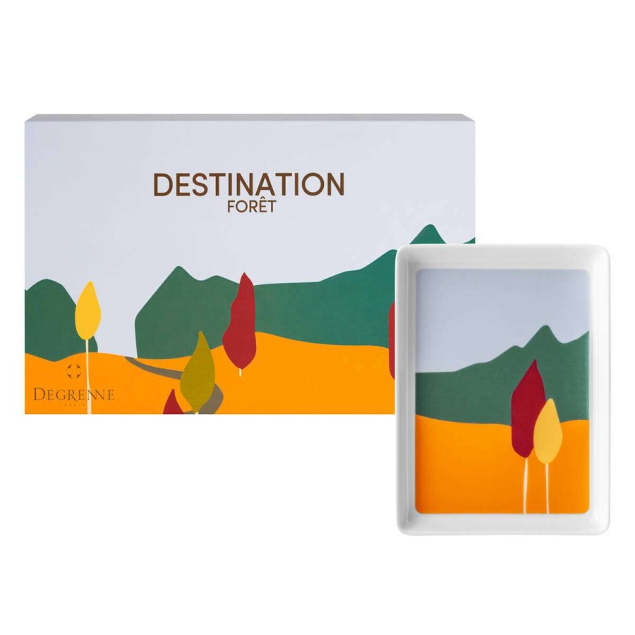 Decoration * | Good Quality Destination Foret Mini Dish 16 X 12 Cm