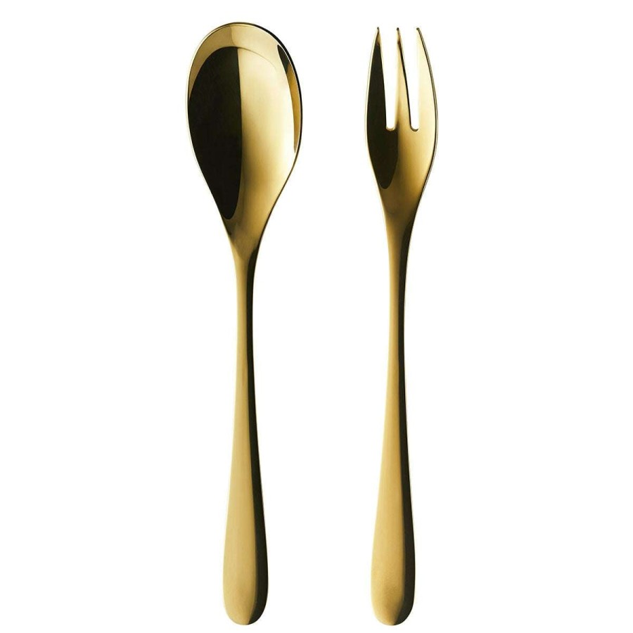 Cutlery * | Exquisite Gifts Onde Gold Service Cutlery Set