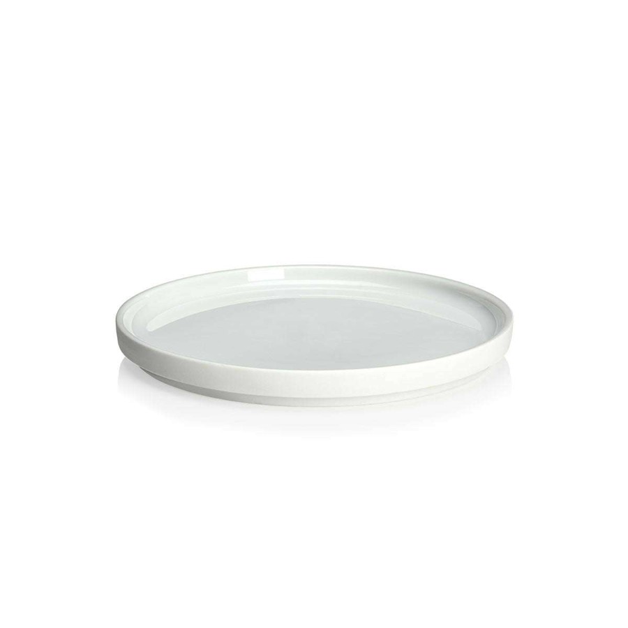 Tableware * | Exquisite Gifts La Vaisselle De L'Econome Blanche Set Of 4 Plates 18 Cm