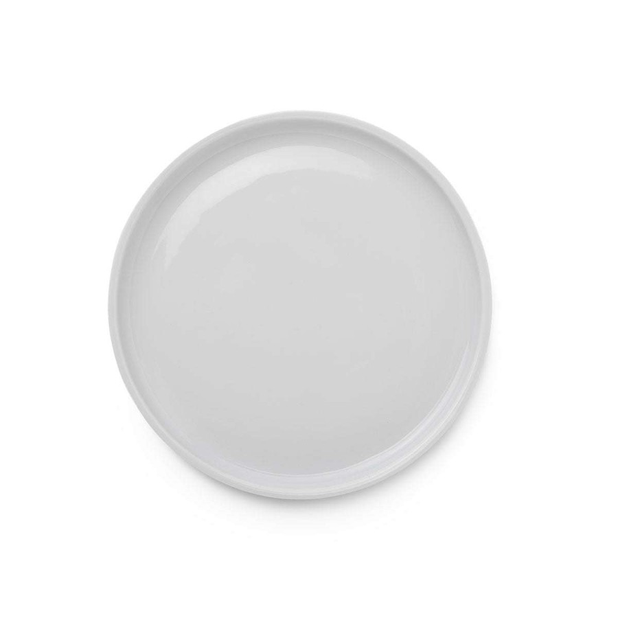 Tableware * | Exquisite Gifts La Vaisselle De L'Econome Blanche Set Of 4 Plates 18 Cm