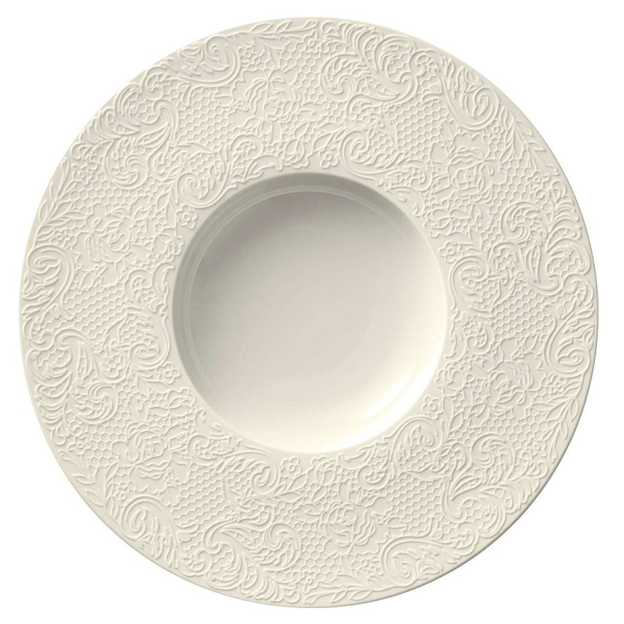 Tableware * | Special Collection L Couture Ivoire Large Bowl Gourmet Plate 30 Cm