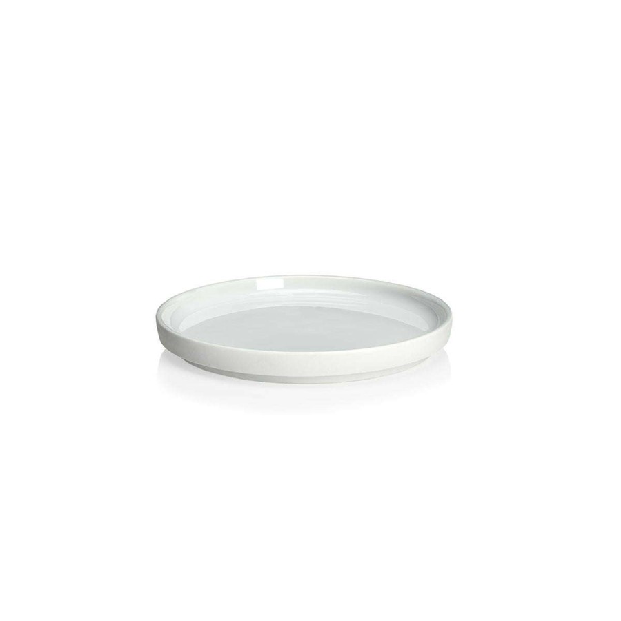 Tableware * | Cheap Online La Vaisselle De L'Econome Blanche Set Of 4 Plates 14 Cm